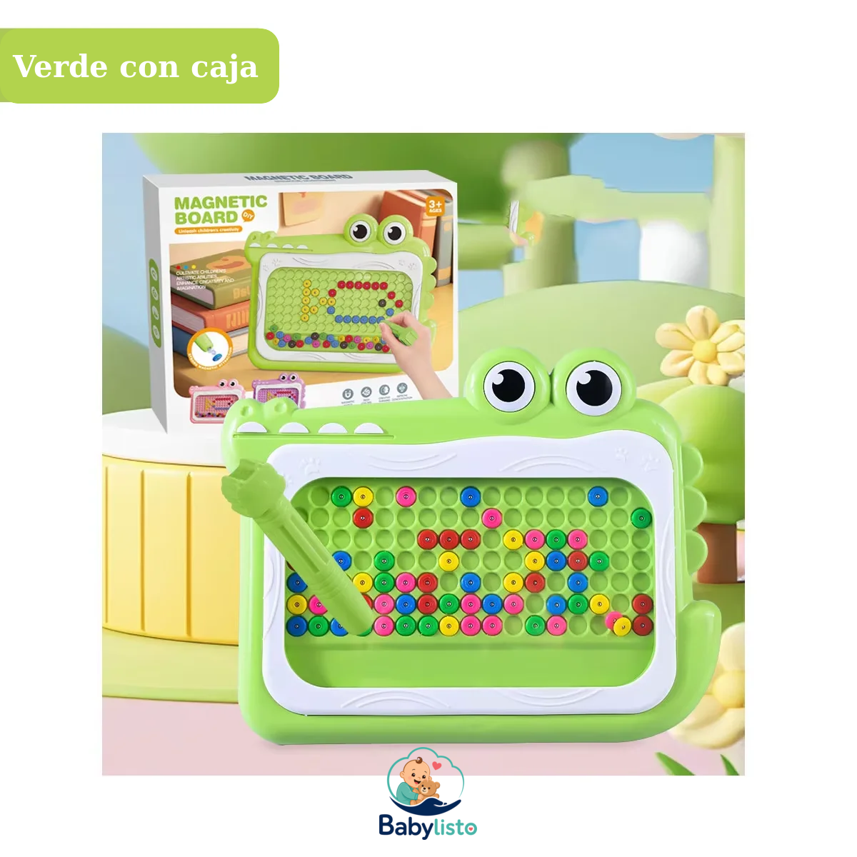 Crocodile Magnetic Drawing Board - Mess-Free Doodle Toy for Kids 3-6