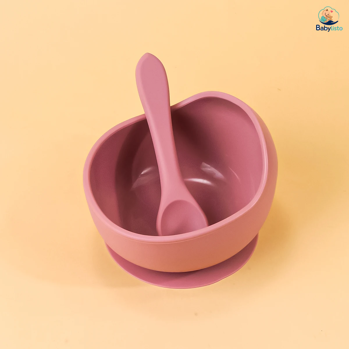 Set de 2 Cuencos de Silicona con Ventosa