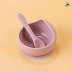 Set de 2 Cuencos de Silicona con Ventosa