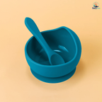 Set de 2 Cuencos de Silicona con Ventosa