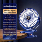 Ventilador Clip Recargable