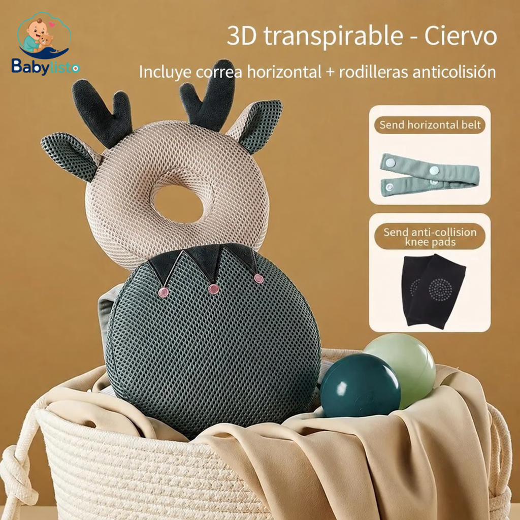 Almohada Protectora Antigolpes para Bebé