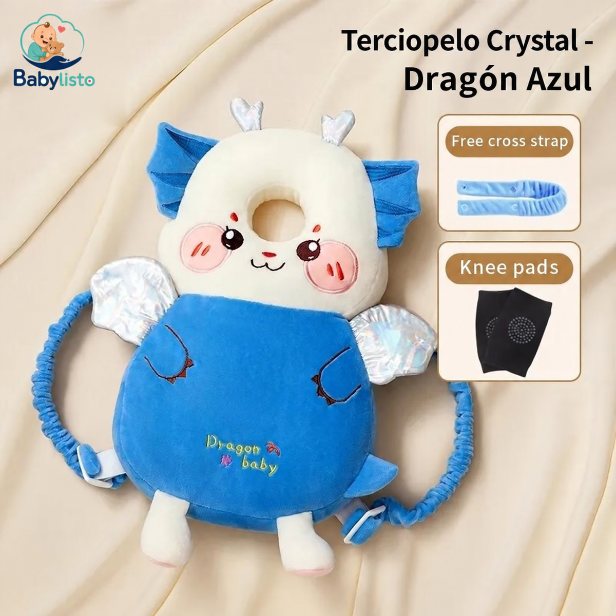Almohada Protectora Antigolpes para Bebé