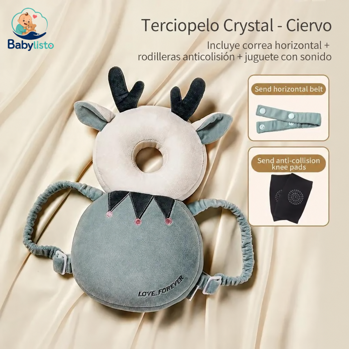 Almohada Protectora Antigolpes para Bebé