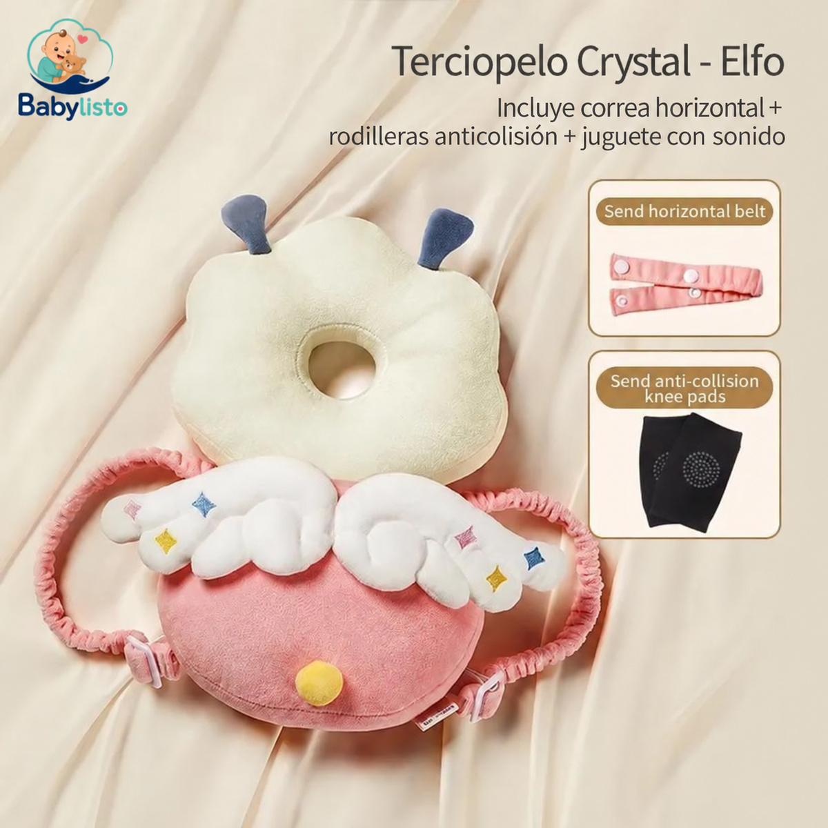 Almohada Protectora Antigolpes para Bebé