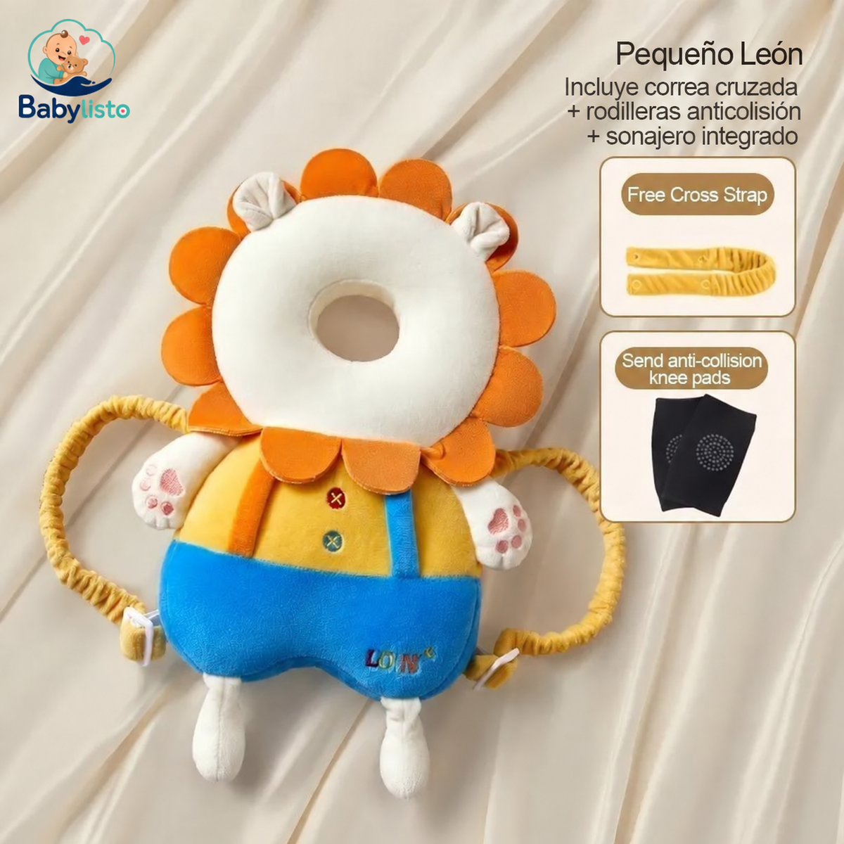 Almohada Protectora Antigolpes para Bebé