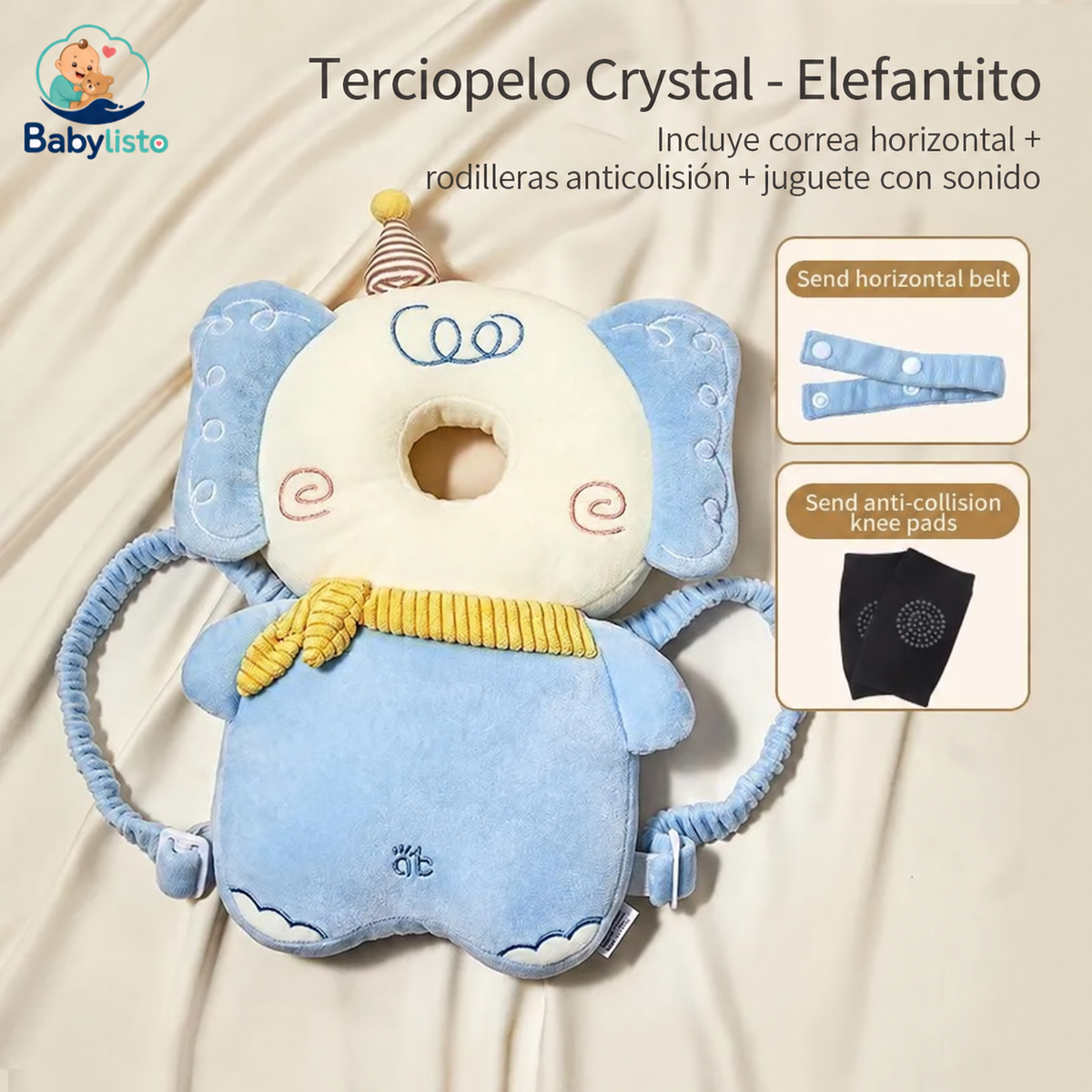 Almohada Protectora Antigolpes para Bebé