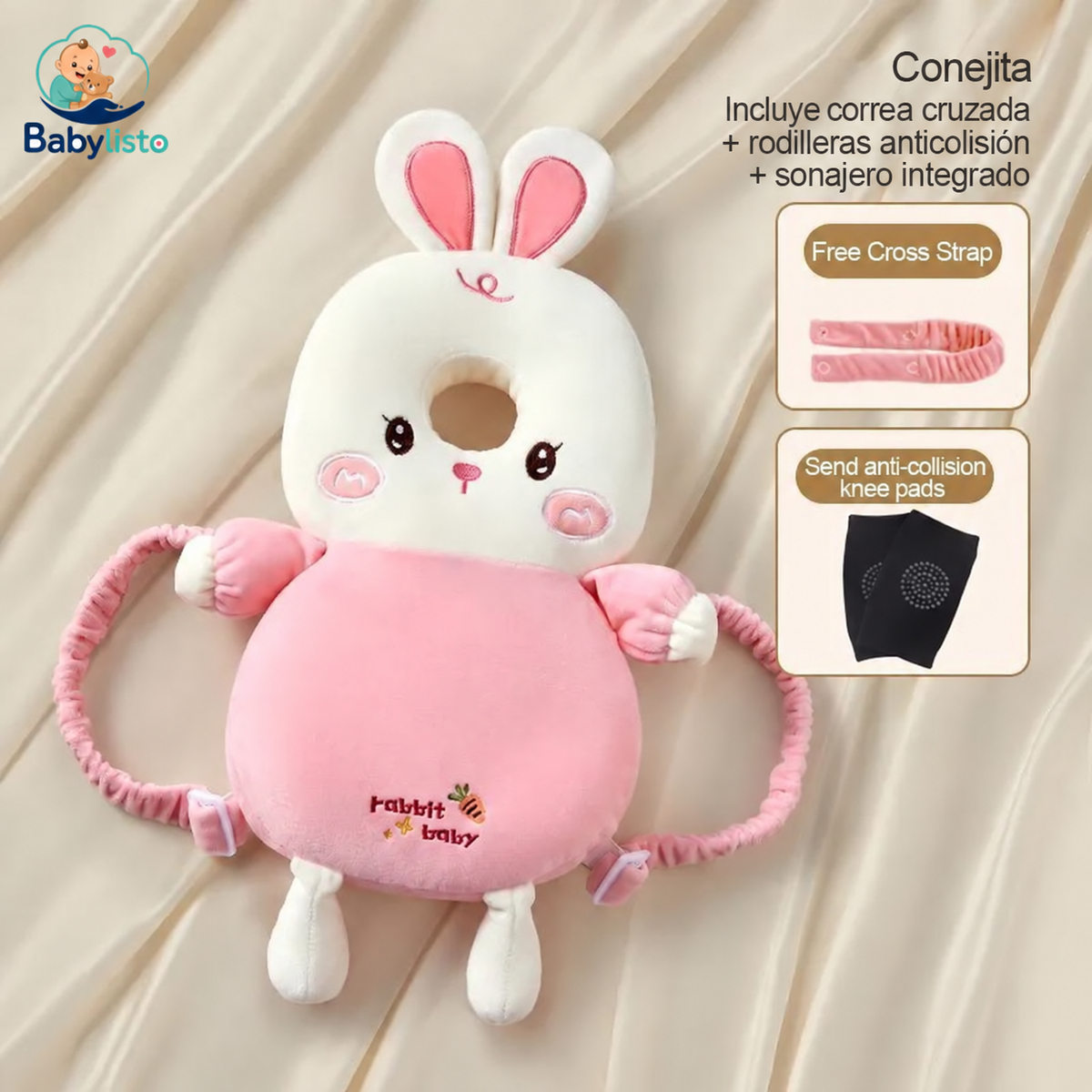 Almohada Protectora Antigolpes para Bebé