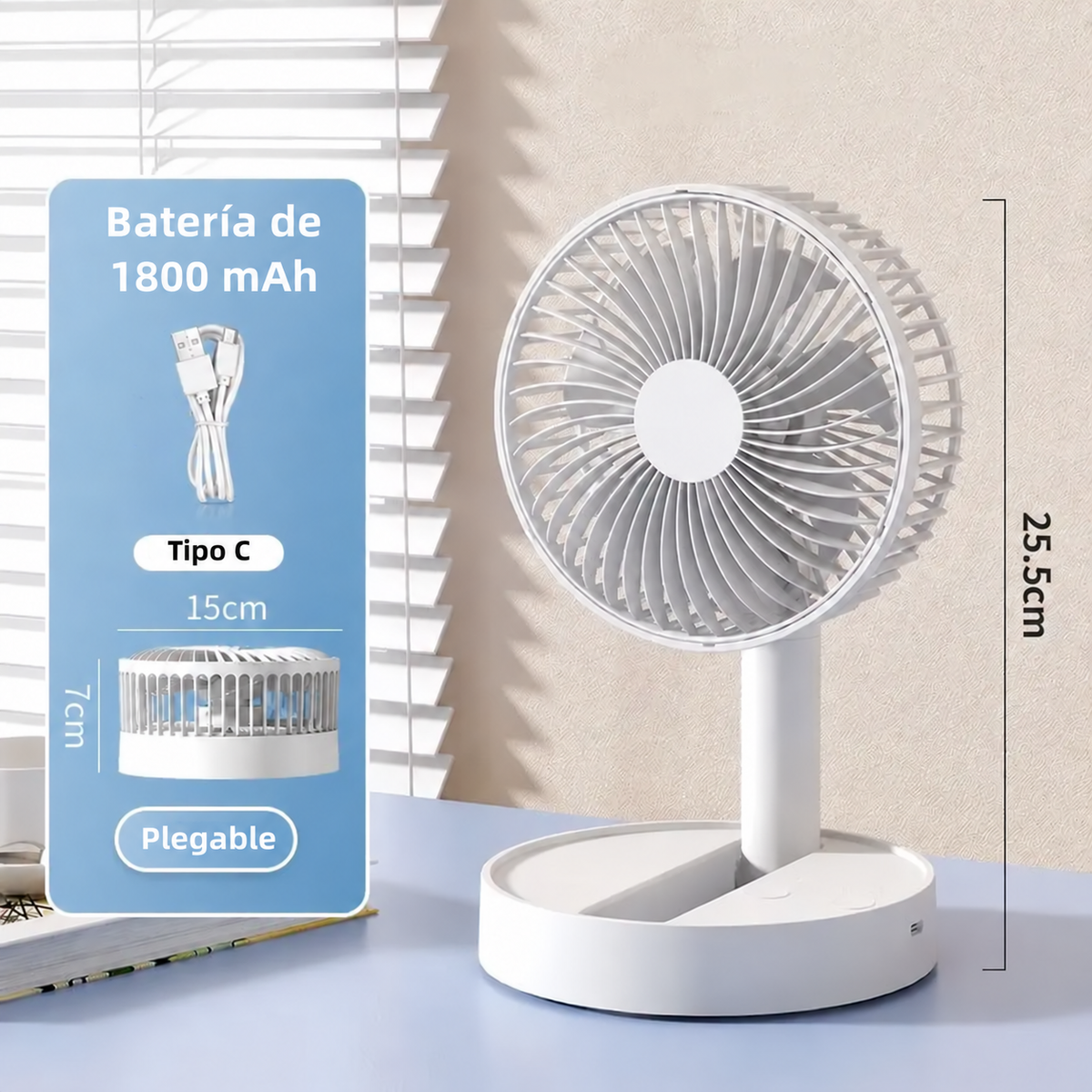 Ventilador Plegable USB