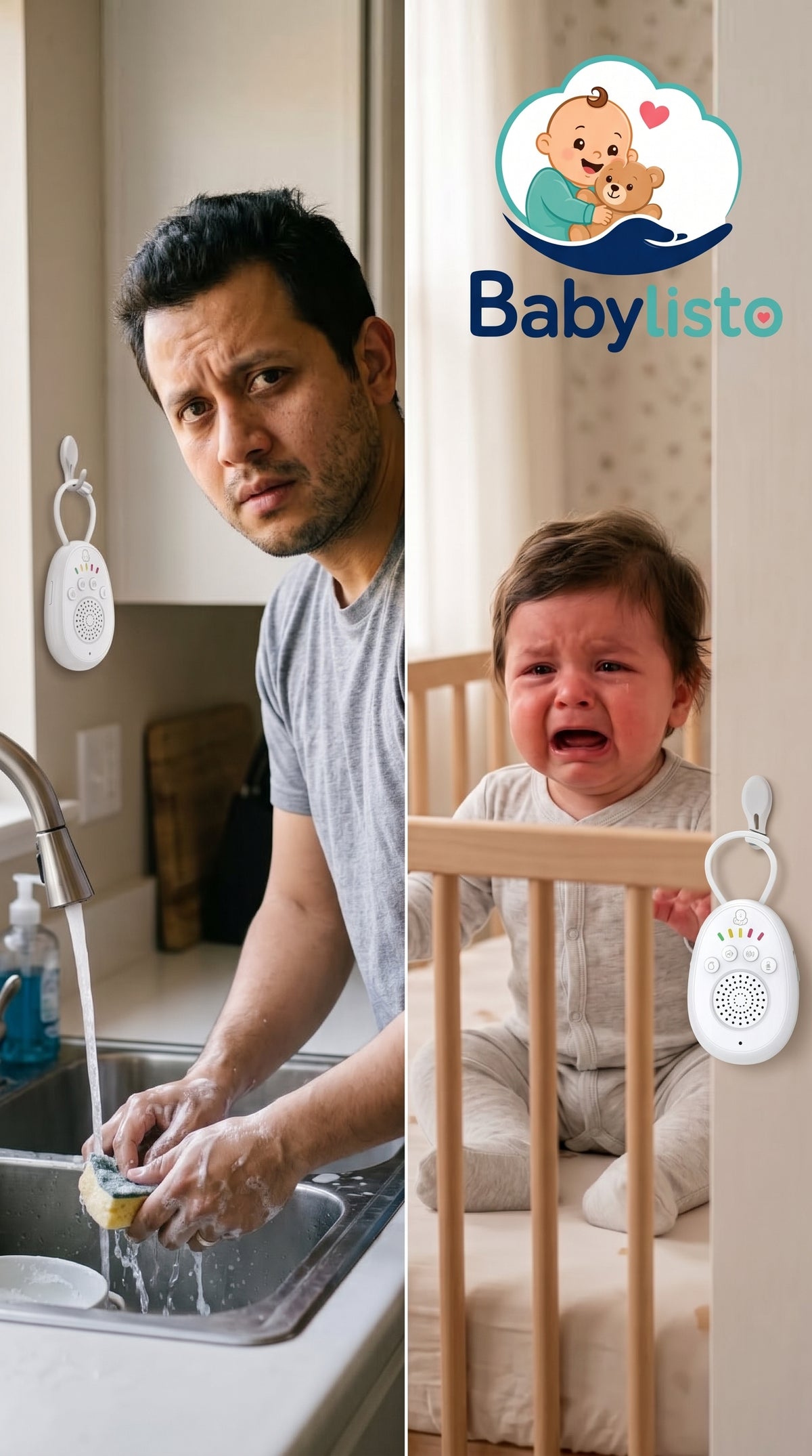 Monitor de Audio para Bebé Portátil