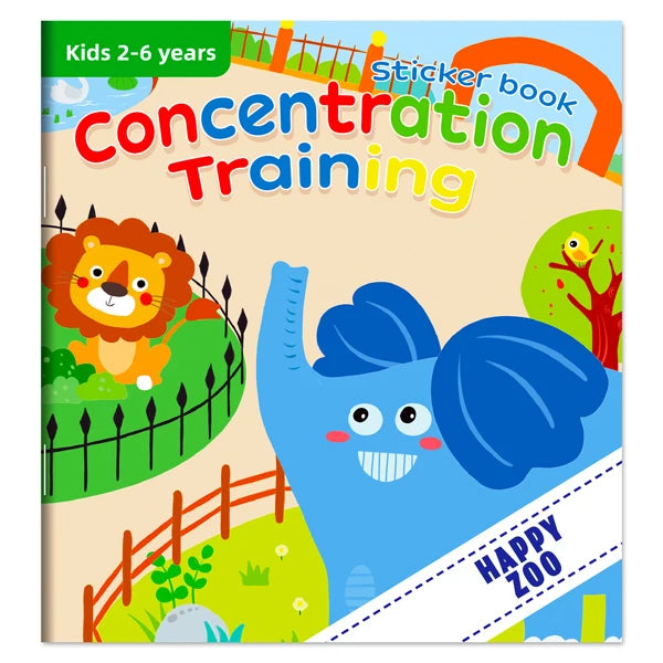 Libro de Pegatinas Montessori para Niños