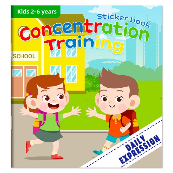 Libro de Pegatinas Montessori para Niños