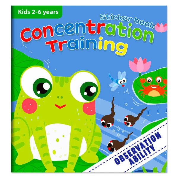 Libro de Pegatinas Montessori para Niños