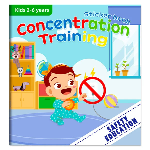 Libro de Pegatinas Montessori para Niños