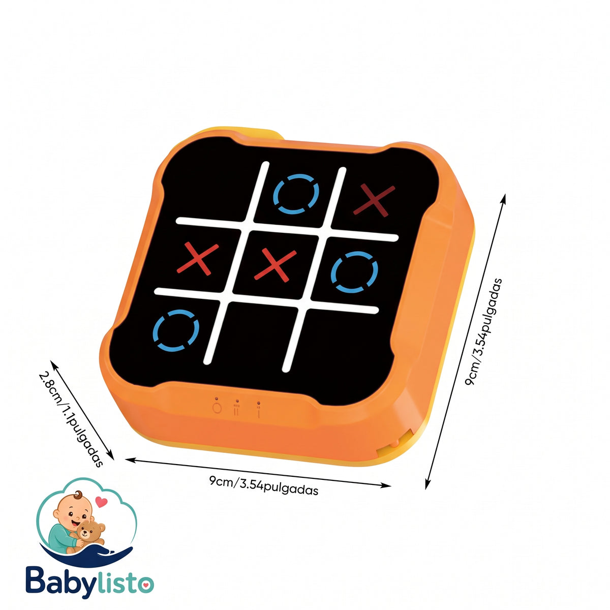 Electronic Tic-Tac-Toe Game - Portable Multi-Mode Board Game for Kids & Adults