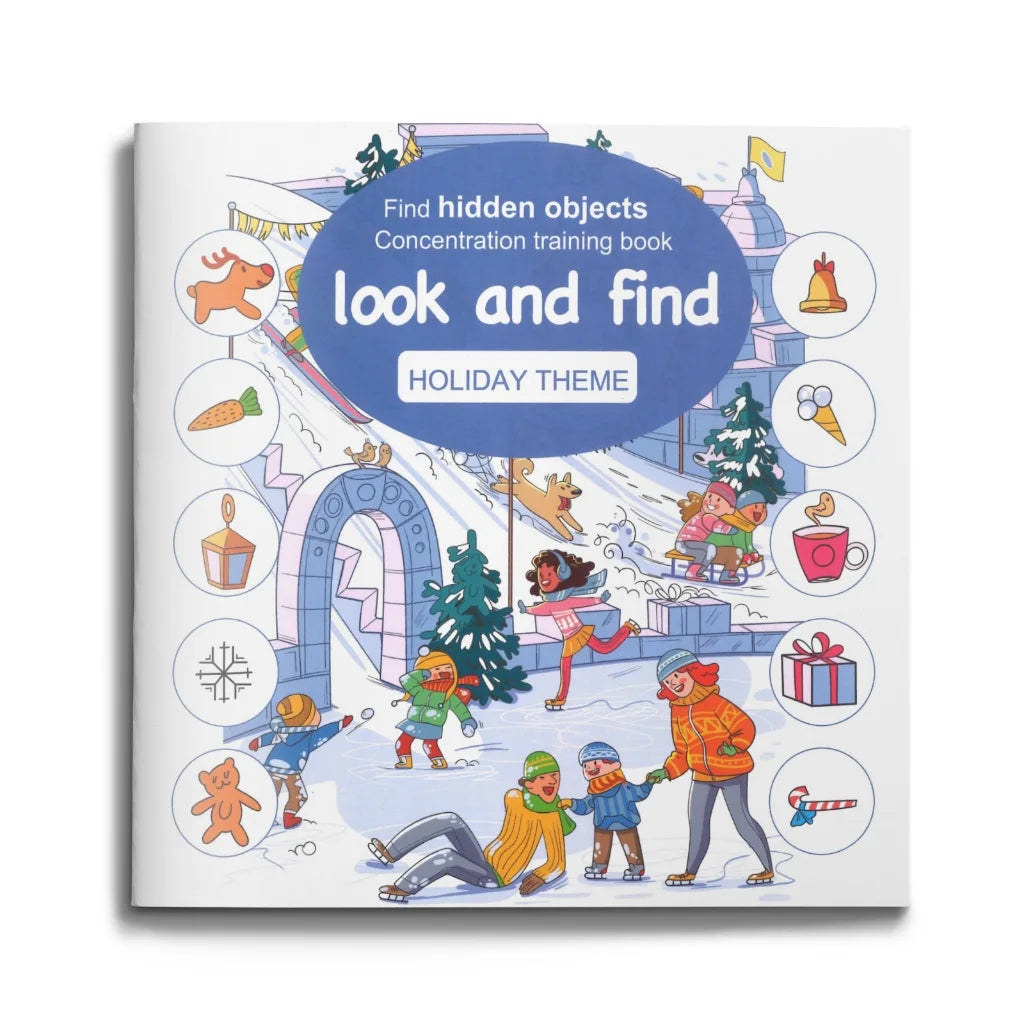 Libro Busca y Encuentra para Niños - Entrena la Concentración