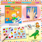 Libro de Pegatinas Montessori para Niños