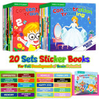 Libro de Pegatinas Montessori para Niños
