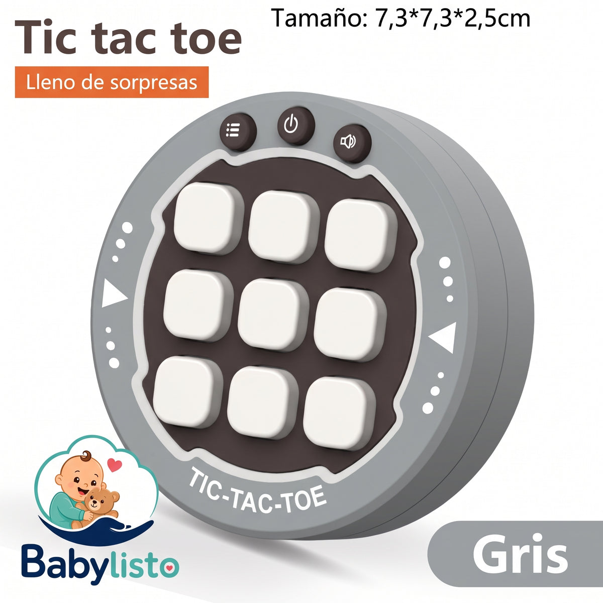 Electronic Tic-Tac-Toe Game - Portable Multi-Mode Board Game for Kids & Adults