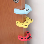 2/5pcs Baby Safety EVA Door Stopper Anti-Pinch Finger Guard Cute Animal Design Child Lock Protector for Furniture Newborn Care