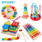 Rompecabezas 3D de Madera Montessori