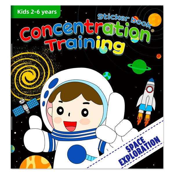 Libro de Pegatinas Montessori para Niños