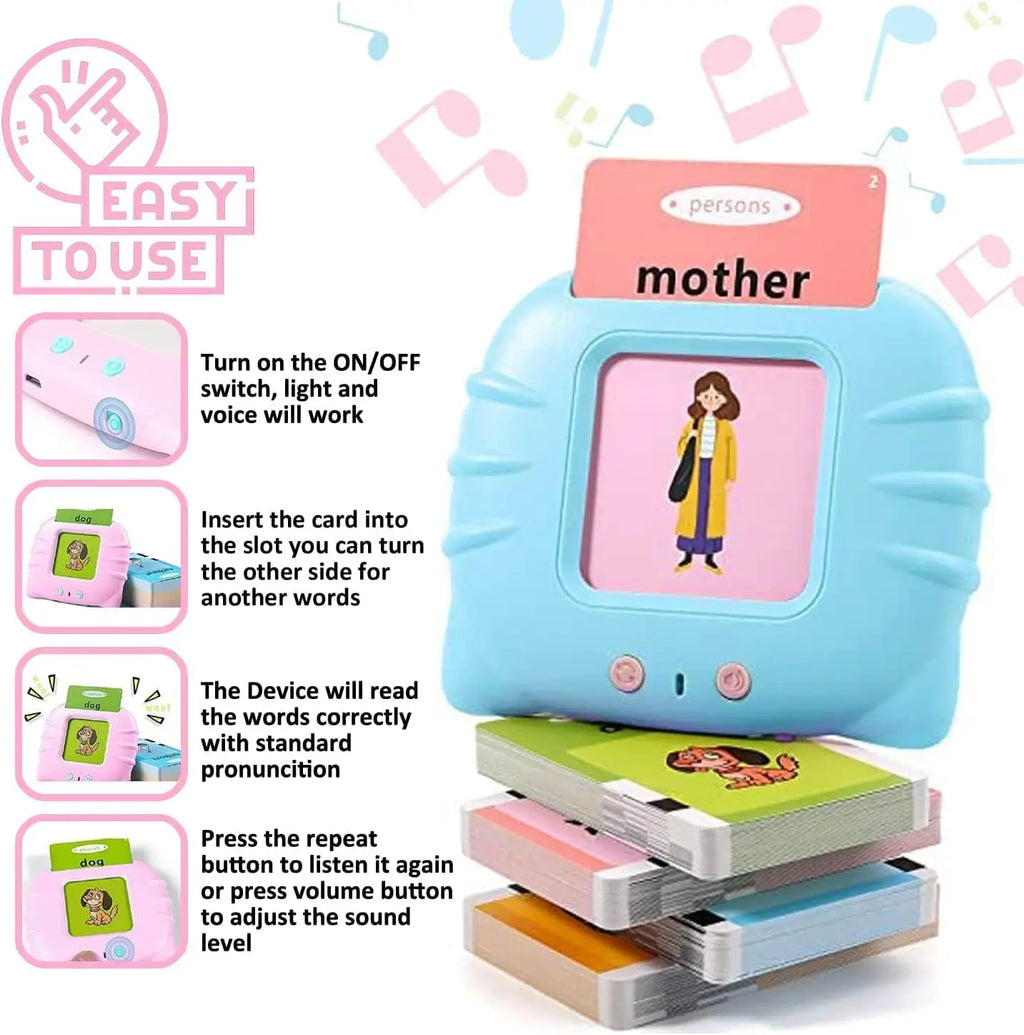 Tarjetas Parlantes Multi-idioma para Niños