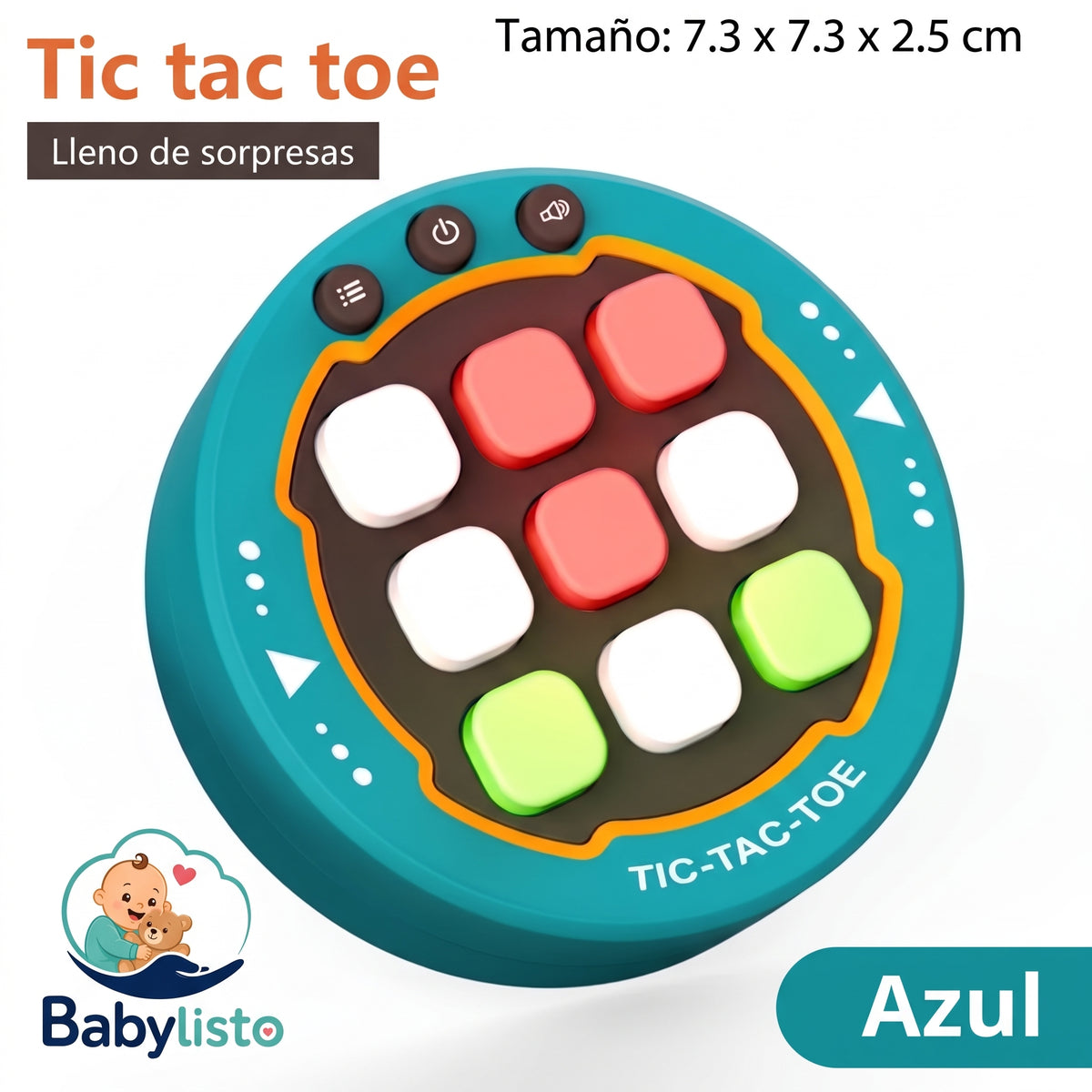 Electronic Tic-Tac-Toe Game - Portable Multi-Mode Board Game for Kids & Adults