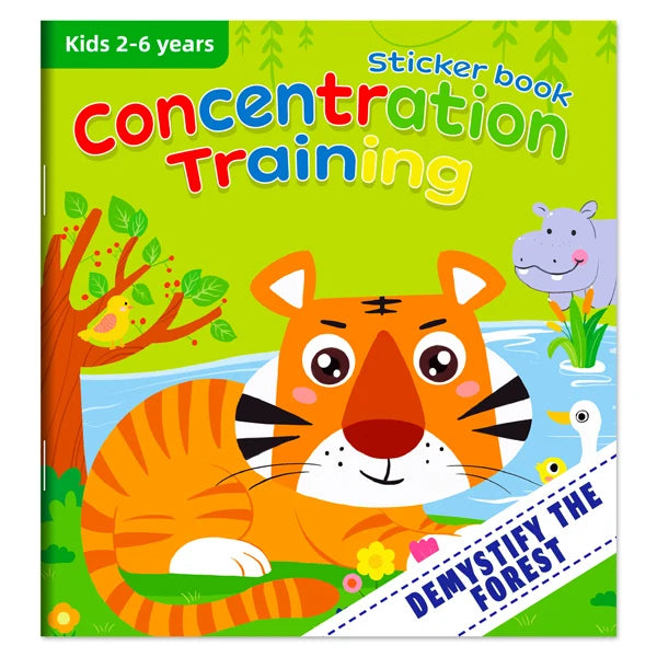 Libro de Pegatinas Montessori para Niños
