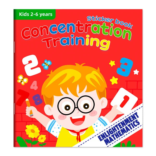 Libro de Pegatinas Montessori para Niños