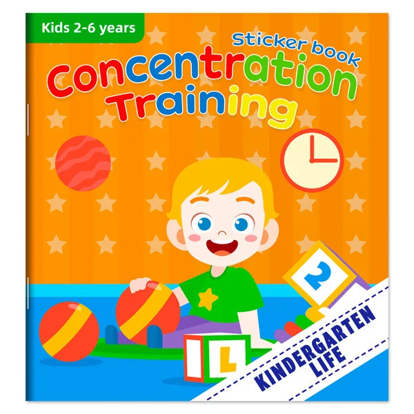 Libro de Pegatinas Montessori para Niños