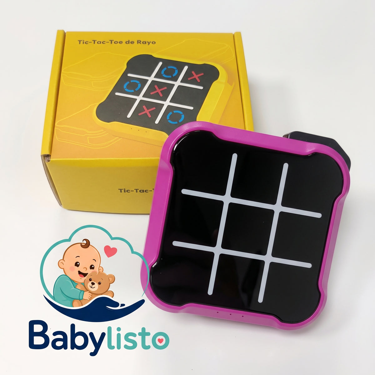 Electronic Tic-Tac-Toe Game - Portable Multi-Mode Board Game for Kids & Adults