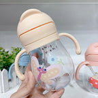 Baby Water Cup Straw Cute Kindergarten Children Water Cup With Gravity Ball Duckbill Cup Infant Drinking Cup