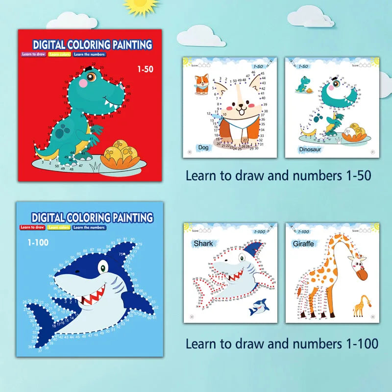 Cuaderno de Dibujo y Números