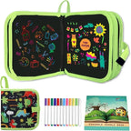 Libro de Dibujo Borrable Reutilizable con Marcadores para Niños