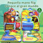 Libro de Cuentos Foam para Bebé - Resistente a Roturas, Animales Tiernos