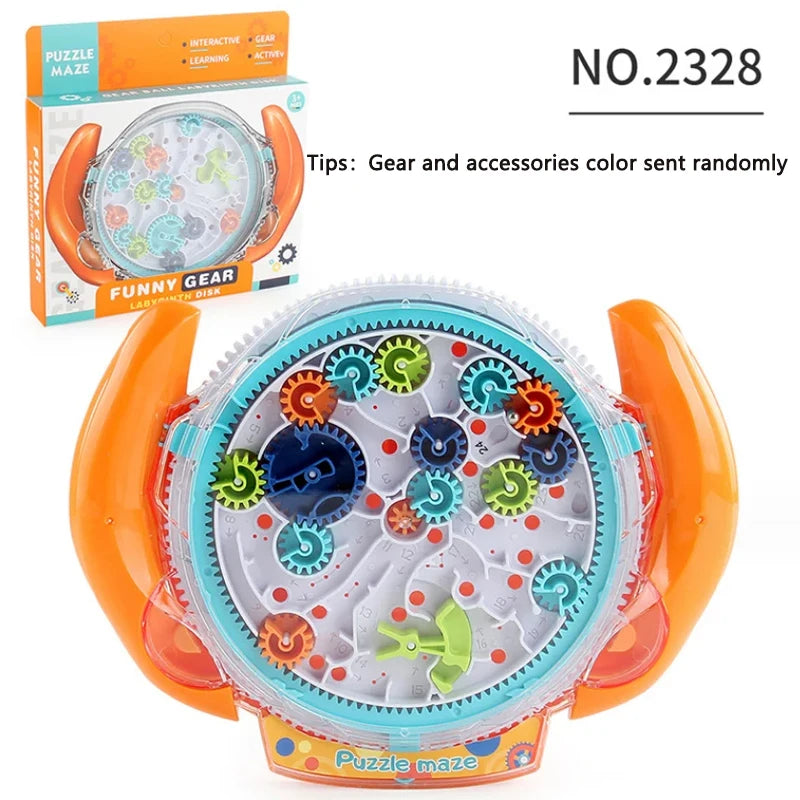 3D Transparent Maze Puzzle Ball - Stress Relief Brain Game for Kids