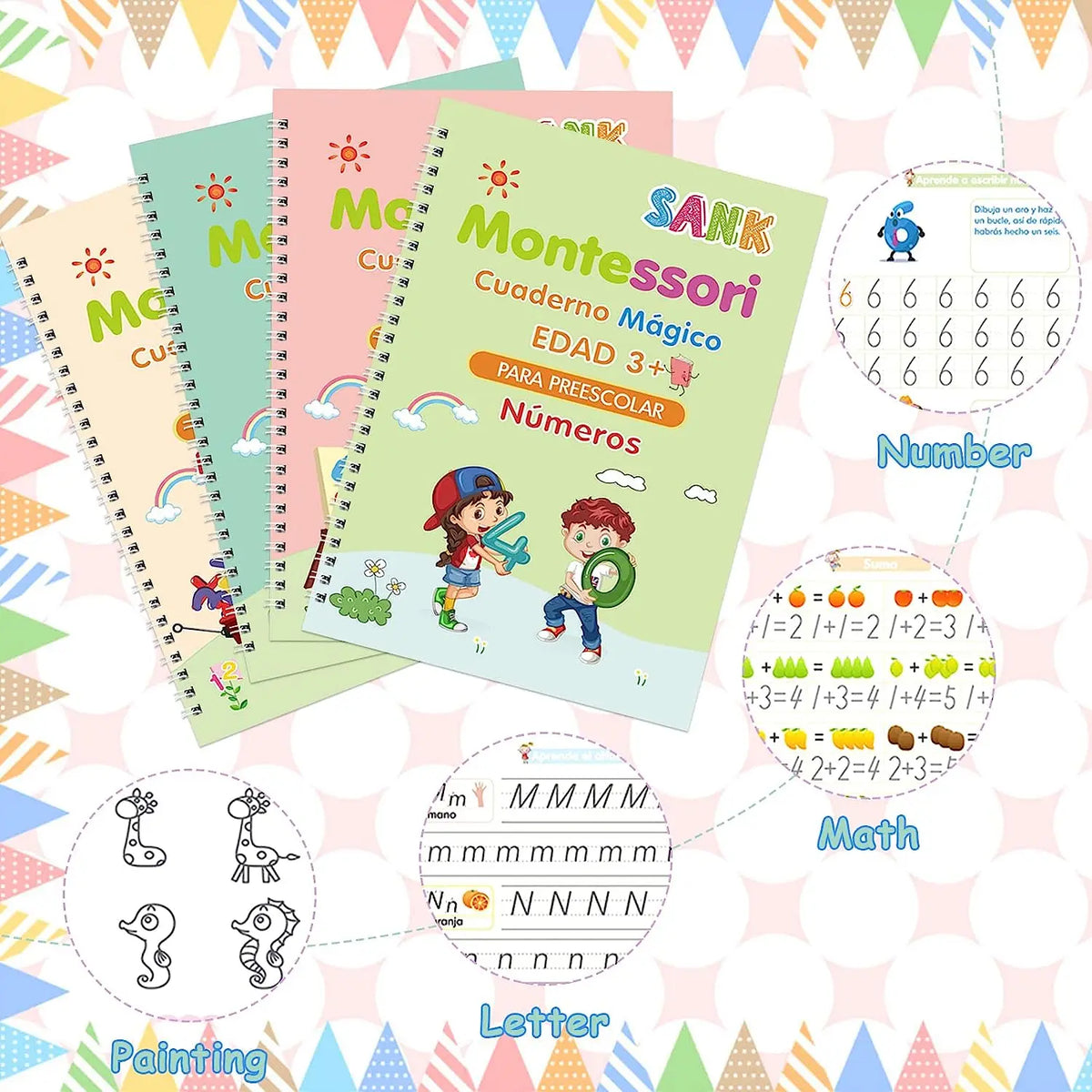 Cuaderno Mágico de Caligrafía