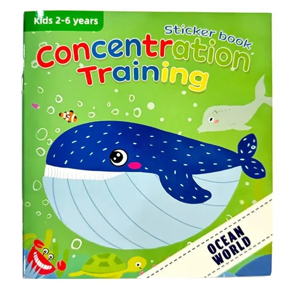 Libro de Pegatinas Montessori para Niños