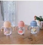 Baby Water Cup Straw Cute Kindergarten Children Water Cup With Gravity Ball Duckbill Cup Infant Drinking Cup