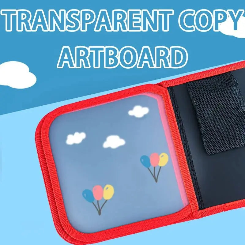 Libro de Dibujo Borrable Reutilizable con Marcadores para Niños