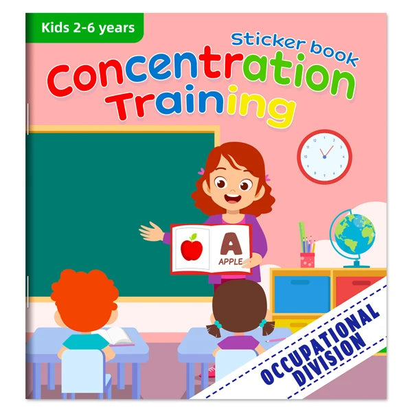 Libro de Pegatinas Montessori para Niños