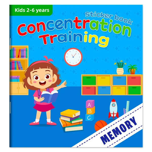 Libro de Pegatinas Montessori para Niños