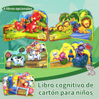 Libro de Cuentos Foam para Bebé - Resistente a Roturas, Animales Tiernos