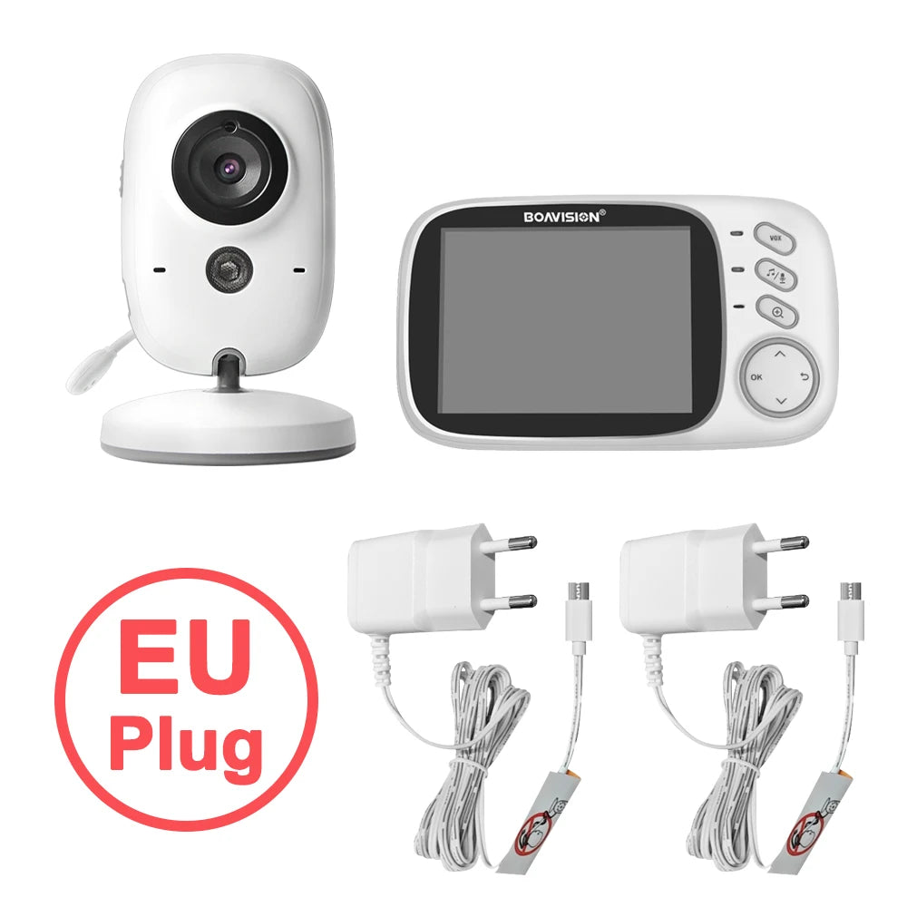 Monitor de Bebé sin WiFi con Visión Nocturna