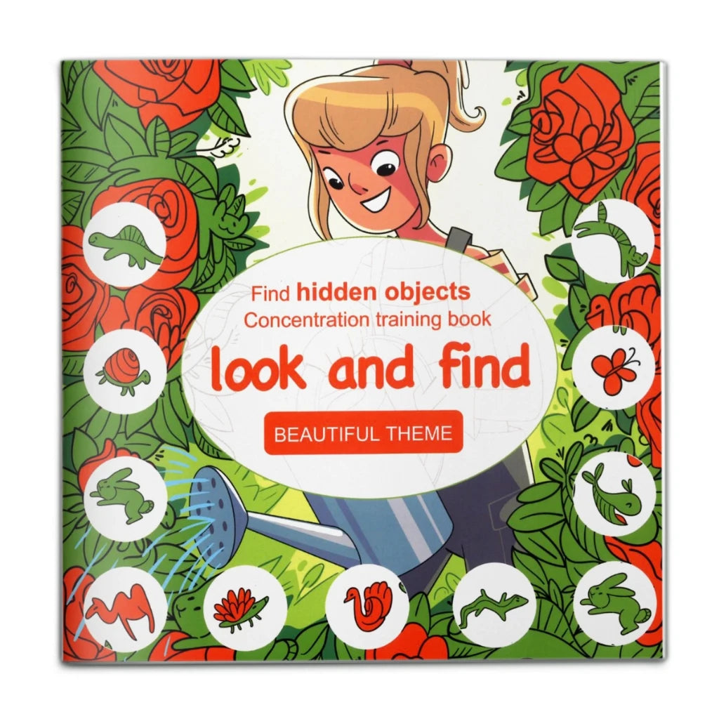 Libro Busca y Encuentra para Niños - Entrena la Concentración