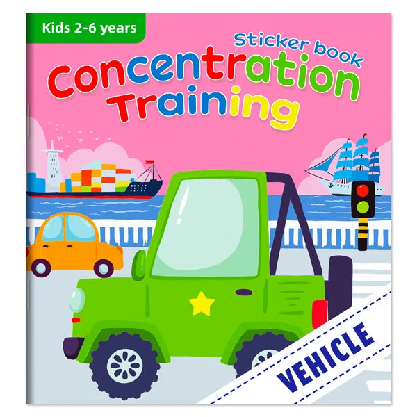 Libro de Pegatinas Montessori para Niños